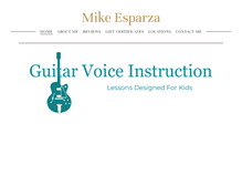 Tablet Screenshot of guitarvoiceinstruction.com